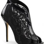 Fabulicious by Pleaser 5″ Faris Lace Bootie available from Lingerie.com.au