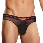 Male Power Stretch Mesh Enhancer Thong available from Lingerie.com.au