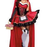 Dreamgirl 2 Pce Little Red Stunning Hood available from Lingerie.com.au