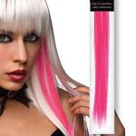 Pleasure Wigs Neon Pink Coloured Clip-In Synthetic Hair Extension available from Lingerie.com.au