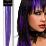 Pleasure Wigs Purple Coloured Clip-In Synthetic Hair Extension available from Lingerie.com.au